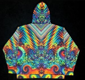 Vivid Psychedelic Tie-Dye Hoodie